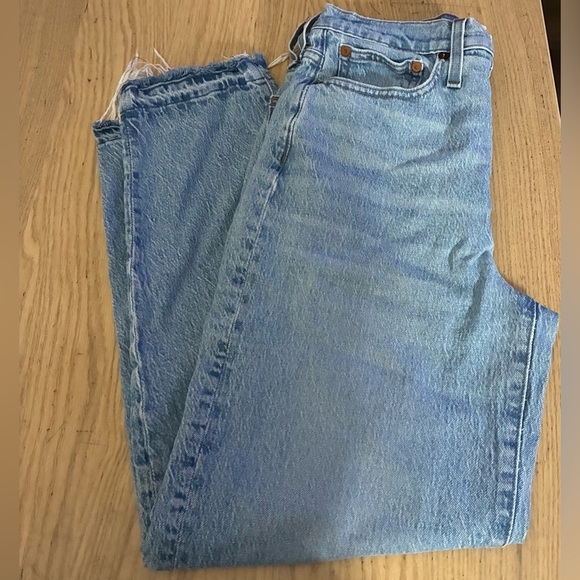 Madewell Women's Light Blue Ballon Jeans 26 - Picture 4 of 15